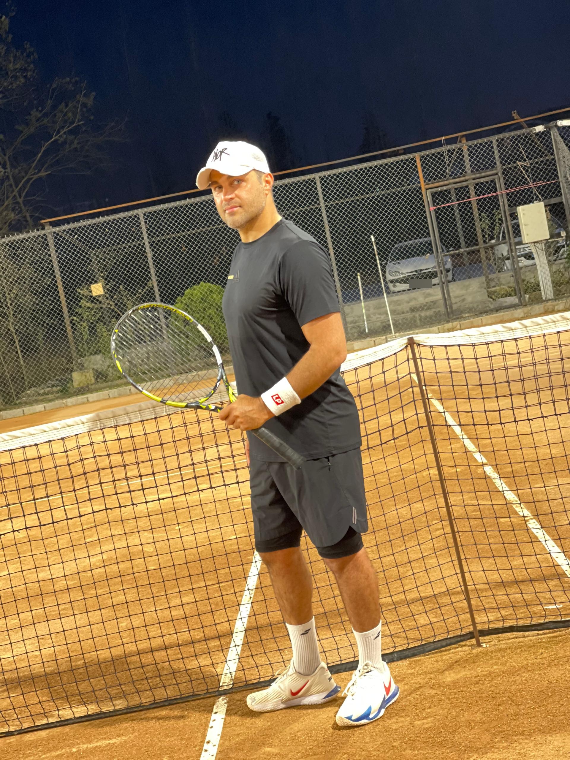 عکس زمین تنیس نمک آبرود