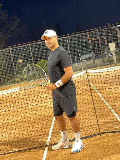 عکس زمین تنیس نمک آبرود