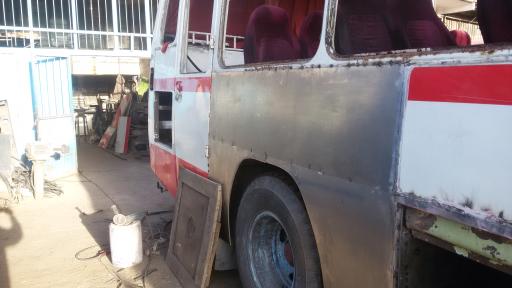 عکس اتاق سازی اتوبوس نوین