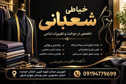 عکس خیاطی شعبانی 