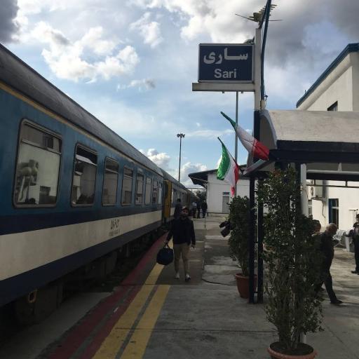 عکس ایستگاه راه آهن شهرستان ساری