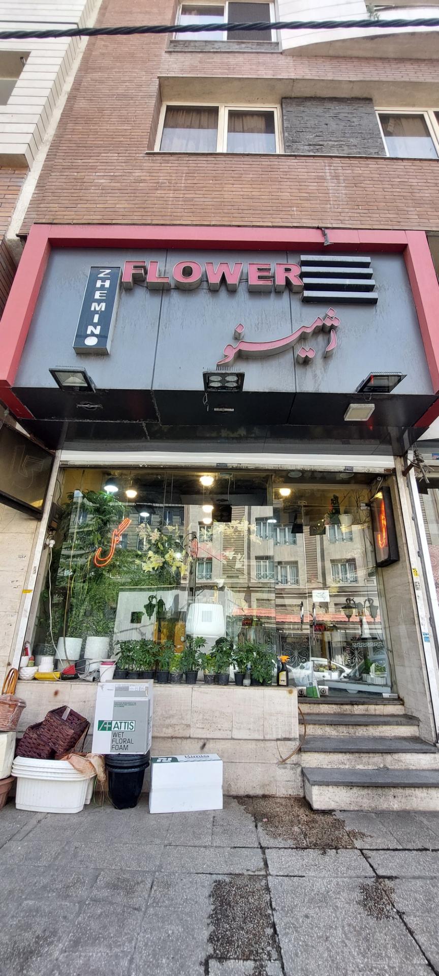 عکس گل فروشی ژمینو