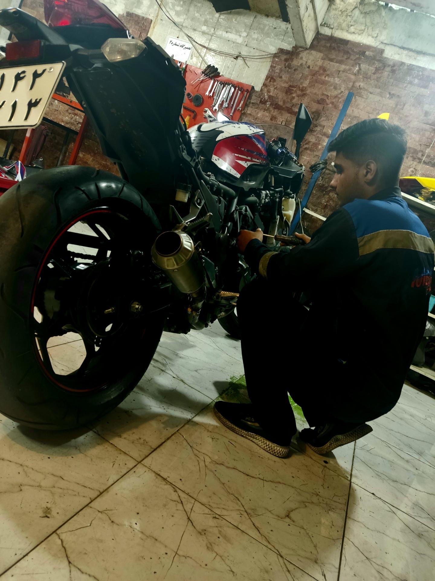 عکس موتورسازی ابوالفضل 