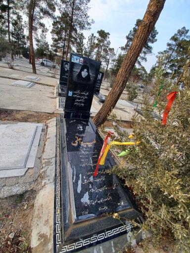 عکس مزار شهیده طیبه واعظی