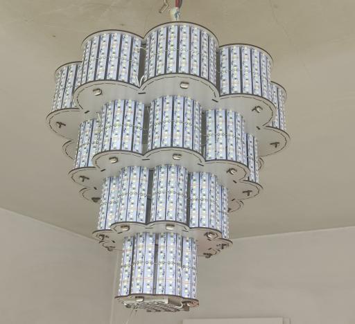 عکس لامپ دست ساز موج نور