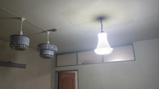 عکس لامپ دست ساز موج نور