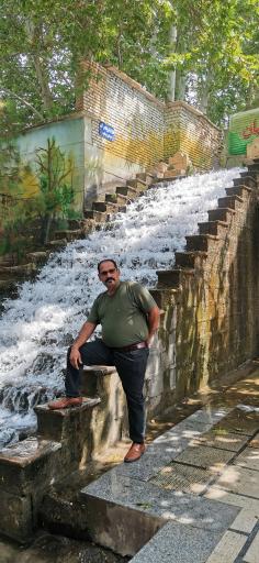 عکس آبشار مصنوعی استهبان