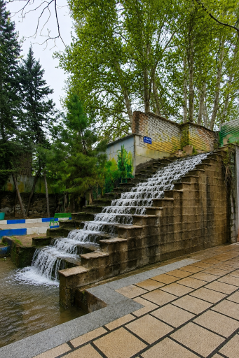 عکس آبشار مصنوعی استهبان
