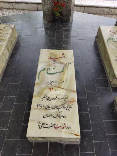 عکس گلزار شهدای باغ فیض