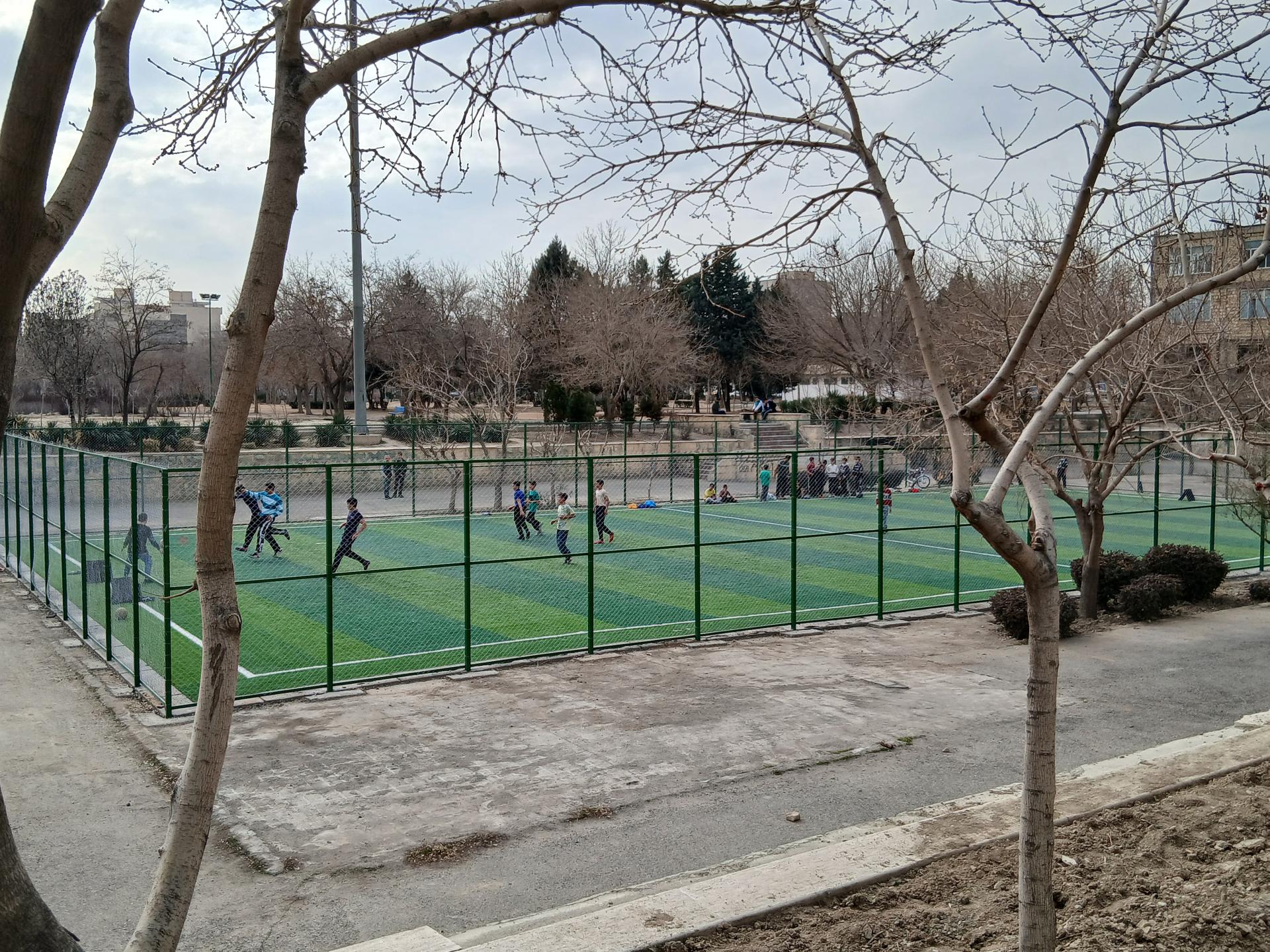 عکس زمین چمن مصنوعی 