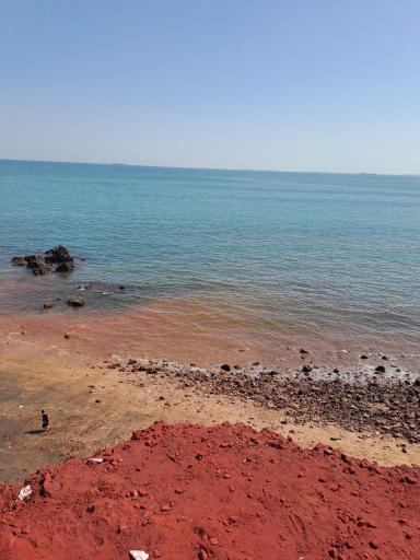 عکس ساحل خاک سرخ
