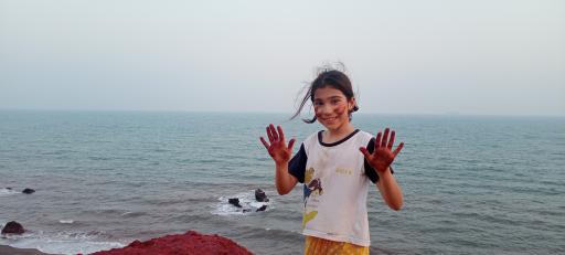 عکس ساحل خاک سرخ