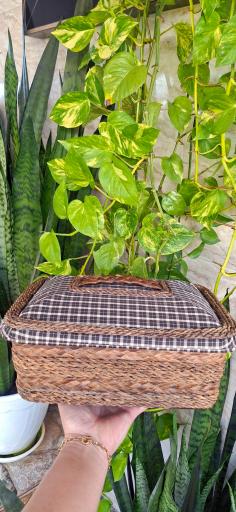 عکس صنایع دستی حصیری دختر شمالی