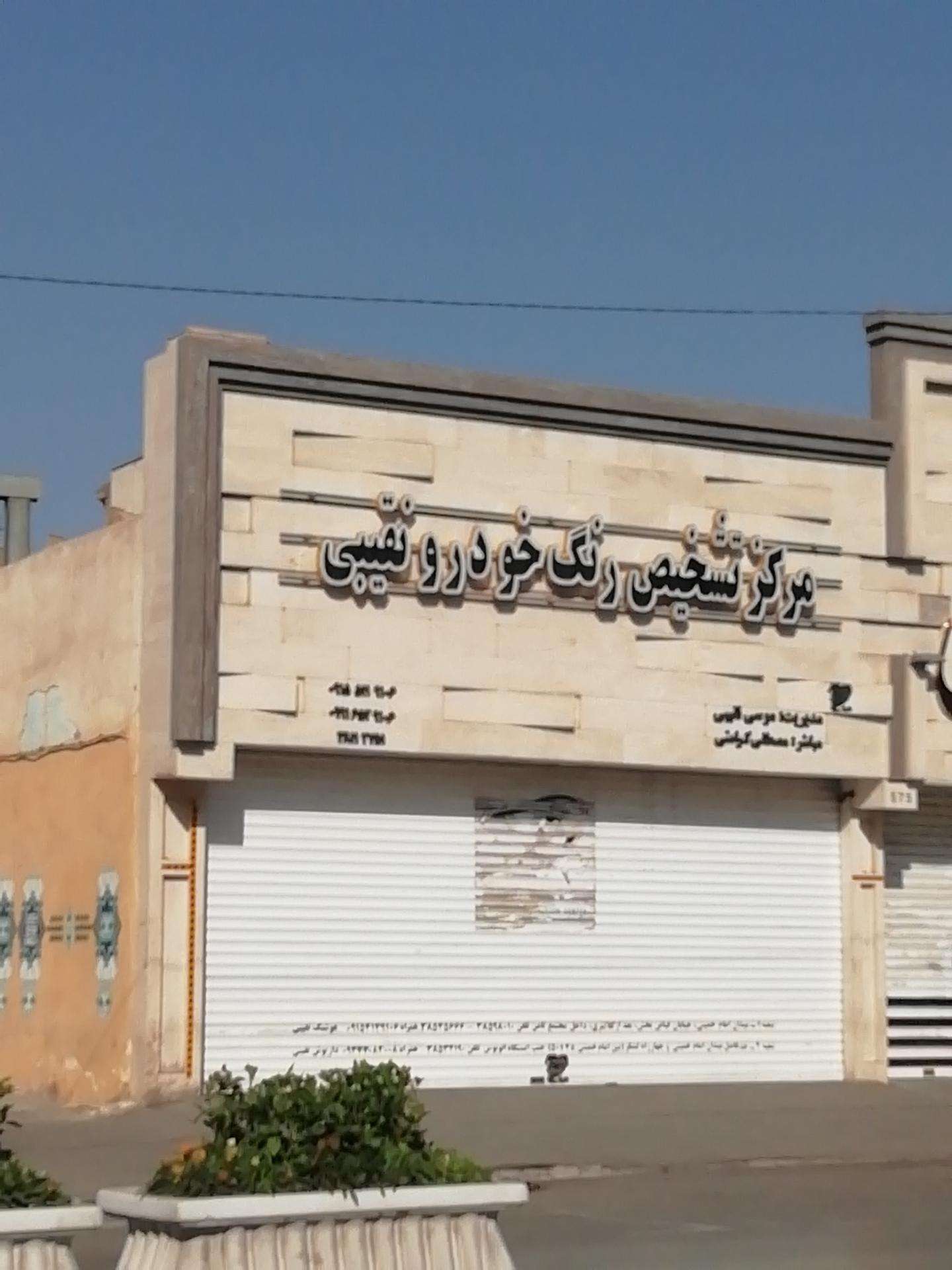 عکس کارشناسی رنگ خودرو نقیبی