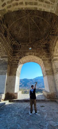 عکس چارتاقی زیگورات (آتشکده نیاسر)