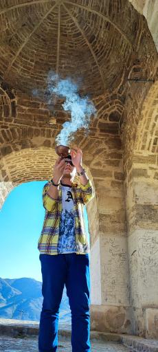 عکس چارتاقی زیگورات (آتشکده نیاسر)