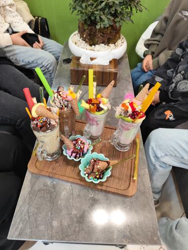 عکس آبمیوه بستنی صدف 