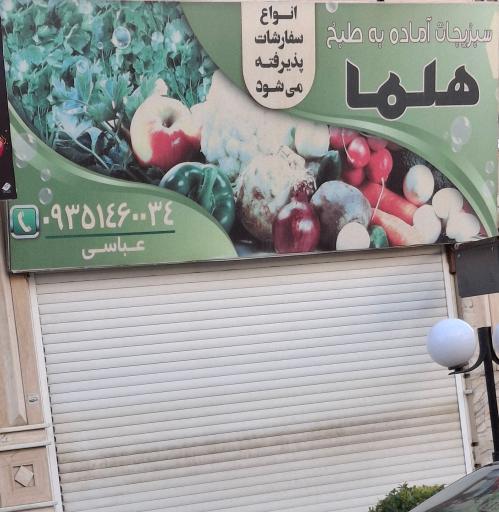 عکس سبزیجات آماده به طبخ هلما