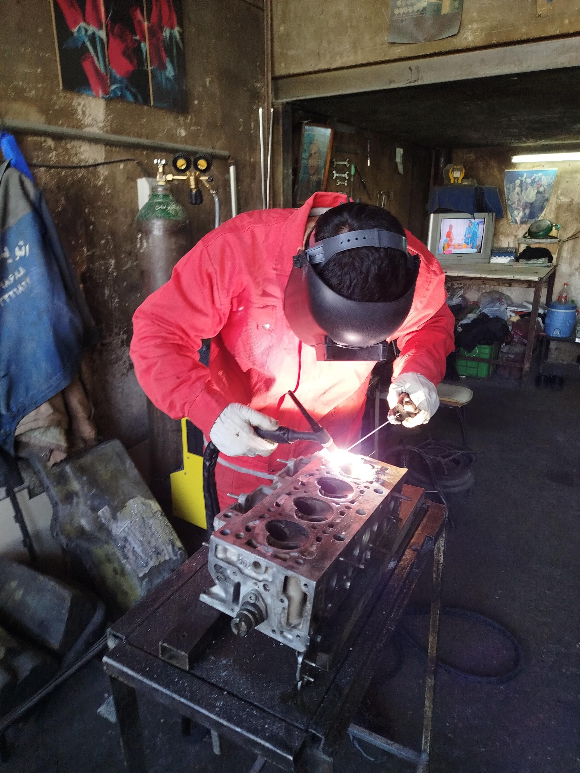 عکس جوشکاری آرگون عباس