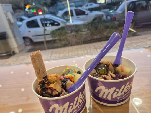 عکس بستنی میلکا