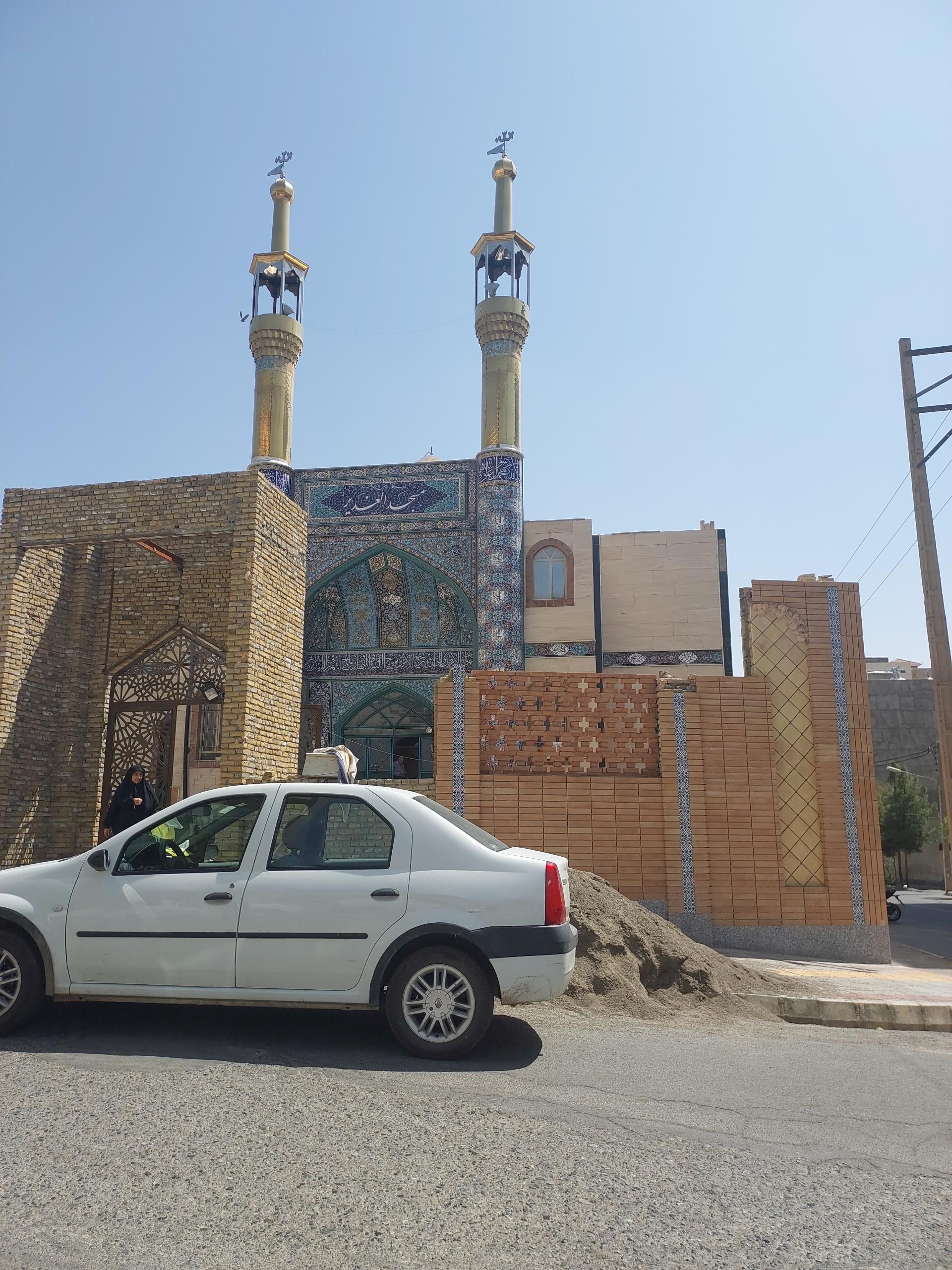 عکس سبزوار اقامتگاه مسجد الغدیر کنار منازل سازمانی