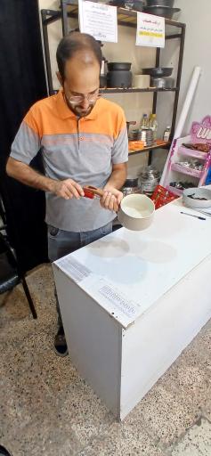 بازسازی ظروف  اورژانس قابلمه (آساتفلون قدیم)