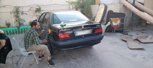 عکس کارواش بزرگ بارش