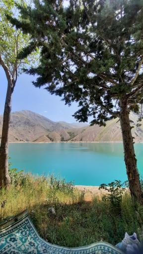 عکس دریاچه سد امیرکبیر