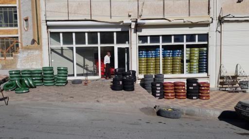 عکس لاستیک و پنچرگیری 