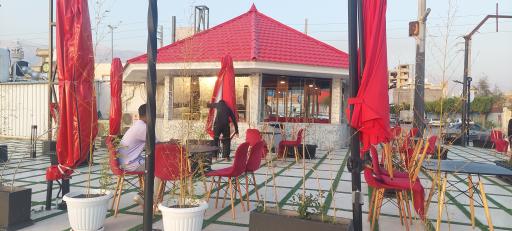 عکس کافه فست فود شب نشین