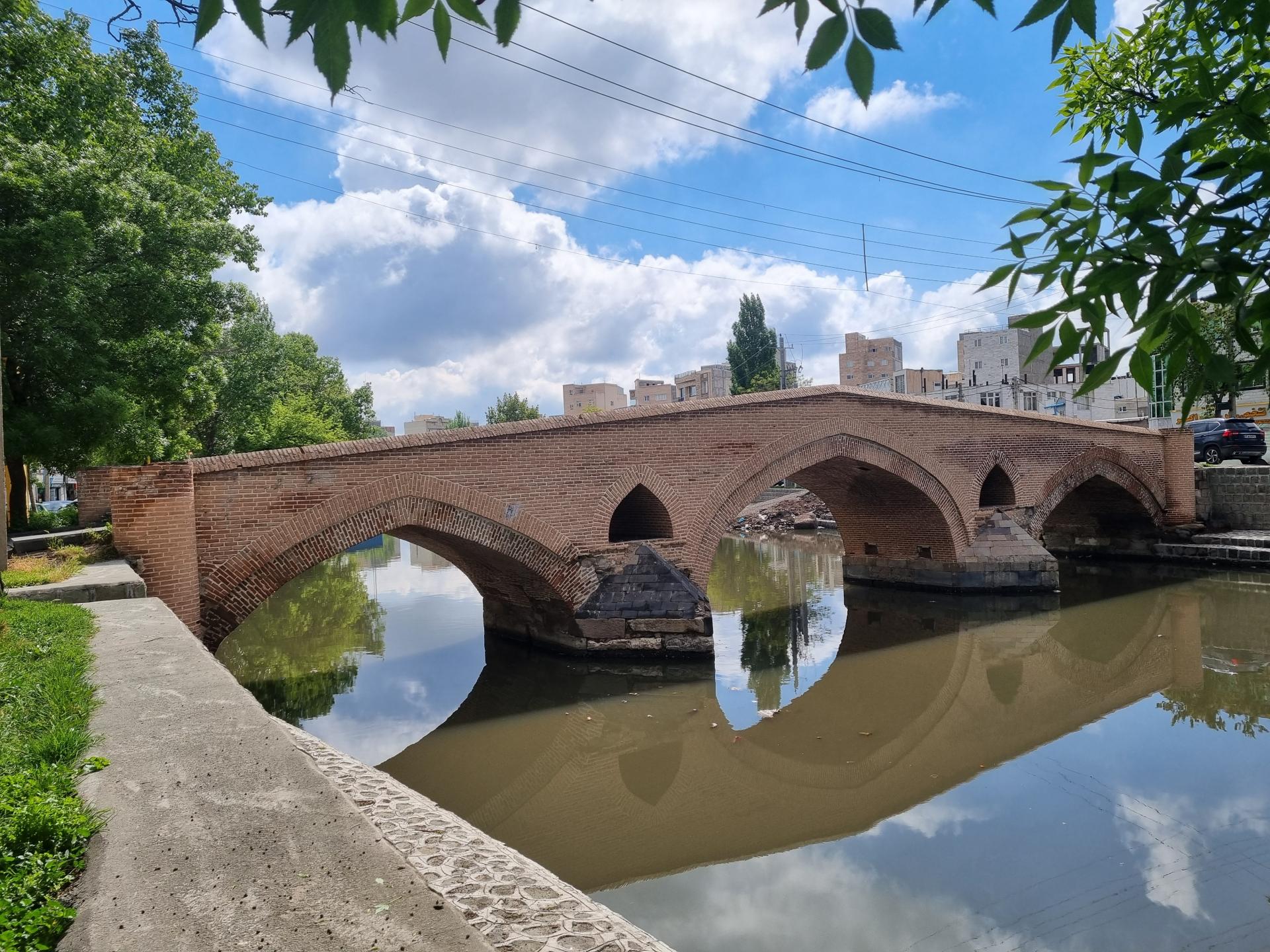 عکس پل پنج چشمه ابراهیم‌ آباد