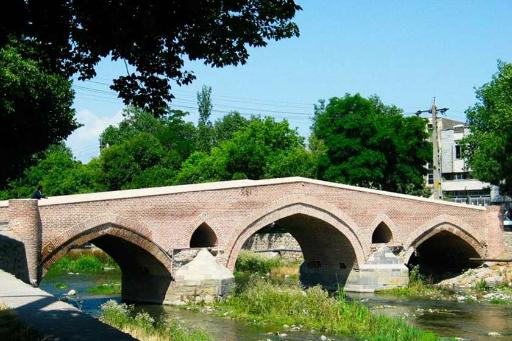 عکس پل پنج چشمه ابراهیم‌ آباد