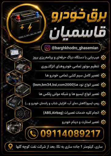 عکس برق خودرو قاسمیان