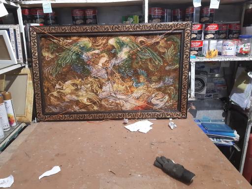 عکس شیشه ورنگ حامدنیا