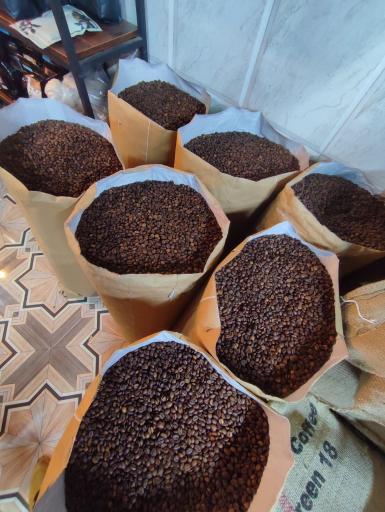 عکس برشته کاری قهوه ال 