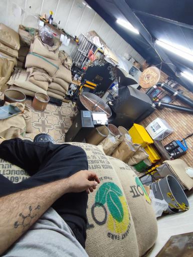 عکس برشته کاری قهوه ال 