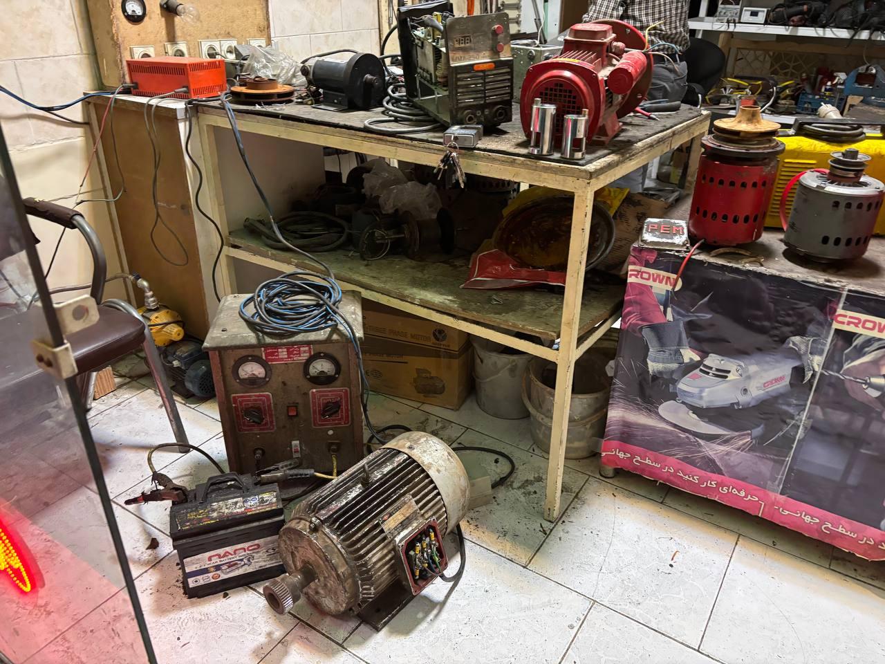 عکس سیم پیچی و تعمیرات ابزار برقی توان افروز