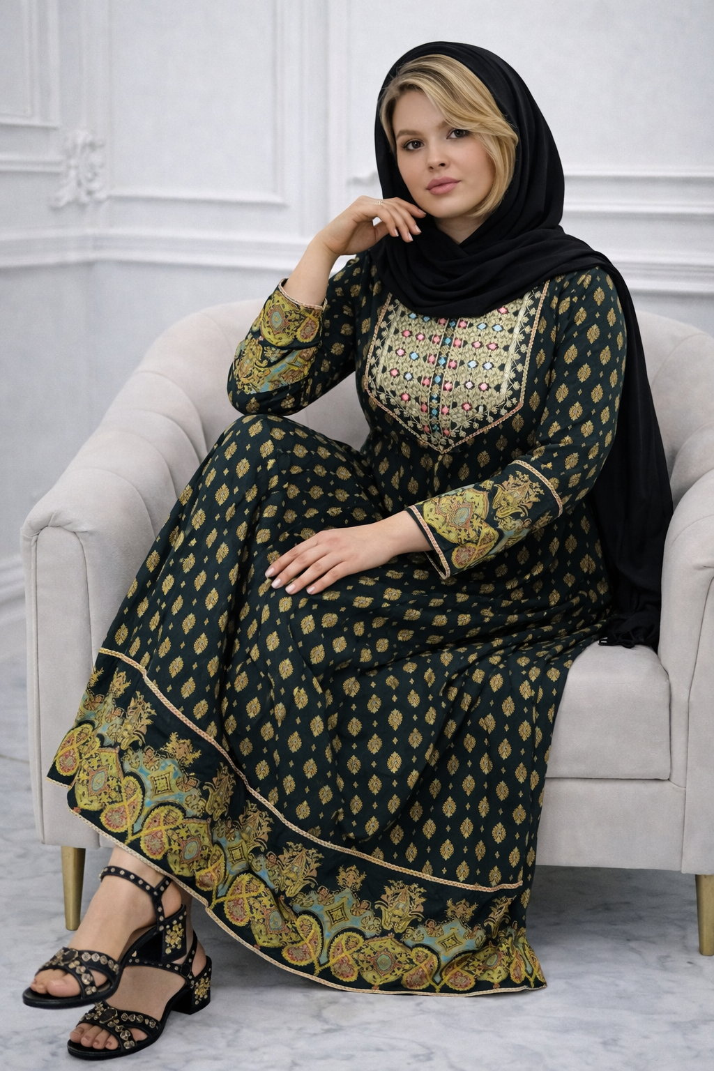 عکس تولیدی پوشاک ترکمن کالا