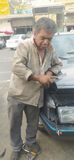 عکس صافکاری و شاسی کشی محمود