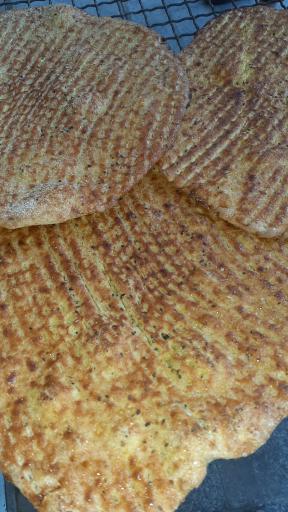 عکس نان شیرمال آذربایجان