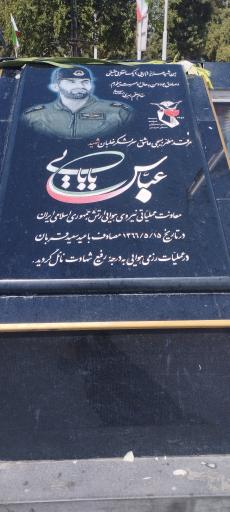 عکس آرامگاه شهید سرلشکر خلبان عباس بابایی