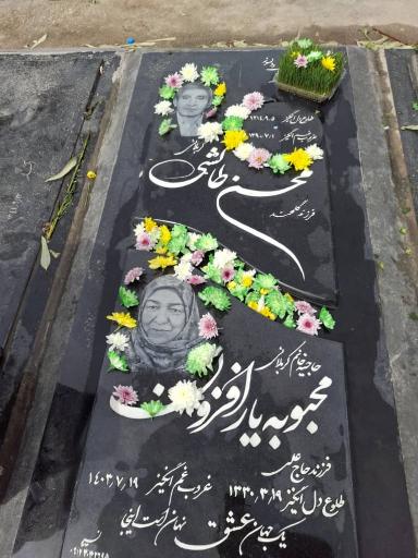 عکس مزار محسن طالشی و محبوبه یار افزون