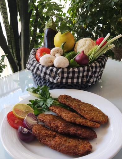 عکس غذای خانگی بامجو