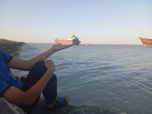 عکس اسکله بندر ریگ