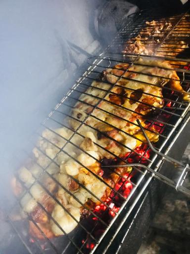 عکس اغذیه و مرغ بریانی ابی