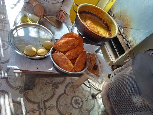 عکس نان و سمبوسه وپیتزایی خانگی صاحب الزمان