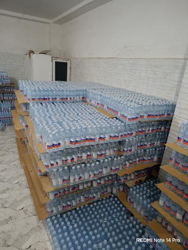 عکس انبار آب معدنی شرکت آبیار