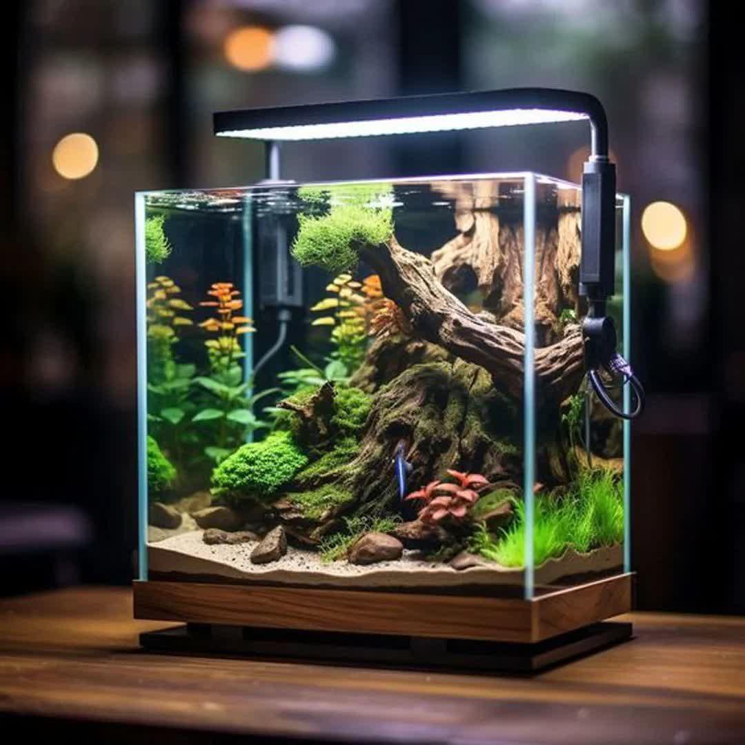 عکس آکواریوم کلبه ماهی