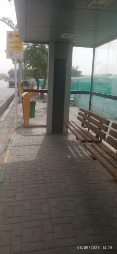عکس ایستگاه اتوبوس کلانتری طرق