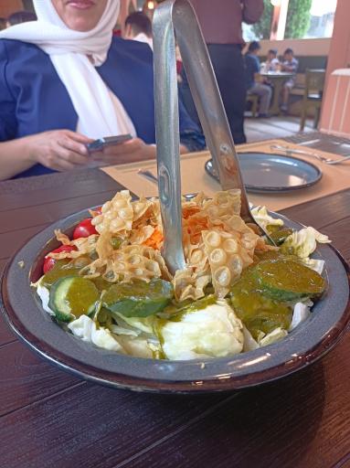 عکس باغ رستوران نرگس